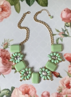 Collar de flores verde FLORIDA