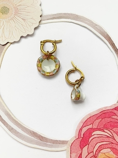 Argollas con dijes TEA TIME - comprar online