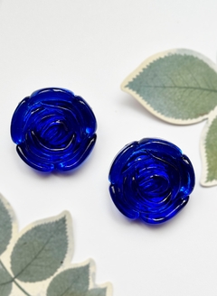 Aros de flores azules DOROTHY en internet