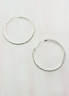 Argollas XL de strass VICTORIA - comprar online