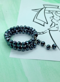 Pulsera multivueltas peltre FIONA - Gabriella Capucci