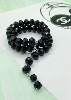Pulsera negra multivueltas KALIA - comprar online