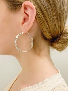 Argollas gruesas de strass DELILAH - Gabriella Capucci