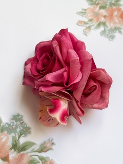 Clip de flores rosas HIBISCUS - tienda online