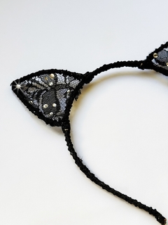 Vincha orejas de encaje BRIGITTE - Gabriella Capucci