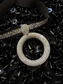 Choker negro de strass MELODY - Gabriella Capucci