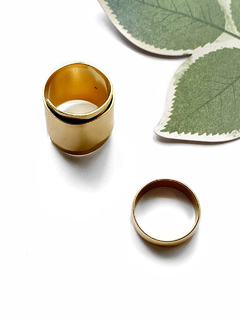 Set de anillos dorados ISABELLA - Gabriella Capucci