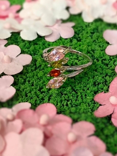 Anillo multicolor de zirconia ARIANA - comprar online