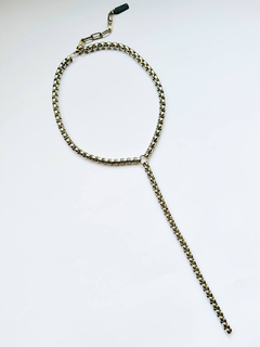 Collar cadena plateado GINA - tienda online