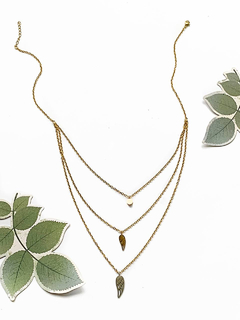 Collar multivueltas dorado y plata VANESSA - Gabriella Capucci