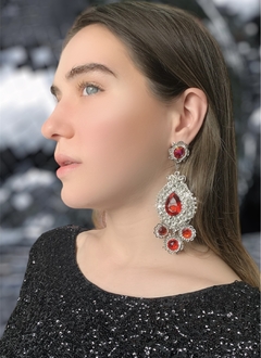 Aros colorados de strass EMMA en internet