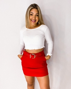 Short saia completo (vermelho) - comprar online