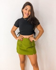Short saia (mostarda) - Loja Of Girl