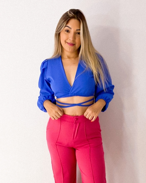 Cropped Amanda (azul)