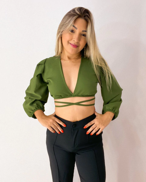 Cropped Amanda (verde)