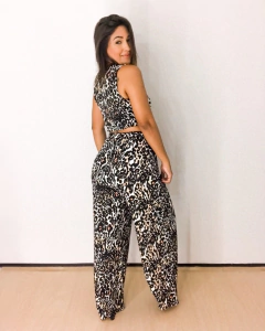Cropped animal print - loja online
