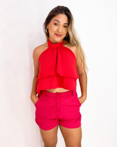 Cropped Vicky (vermelho) - Loja Of Girl