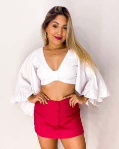 Cropped Ivy (branco) na internet