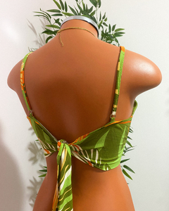 Cropped Lili estampado (verde claro) - comprar online