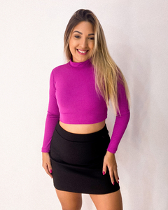 Cropped manga longa - Loja Of Girl