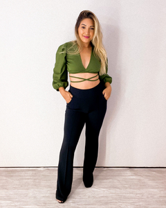 Calça Flare (preto)