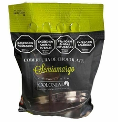 Cobertura semiamarga x 500 gr. Colonial - comprar online