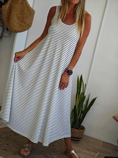 Vestido Morley Oversize Rayado