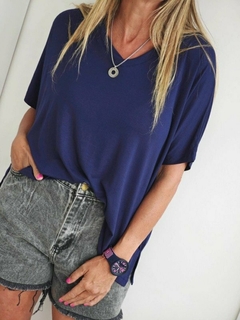 Remeron creppe viscosa con chapita corazon - comprar online