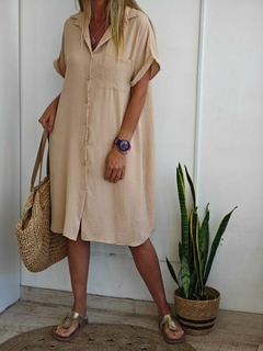 Vestido Camisero Seda Crush - Lo vi, lo ame
