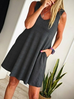 Vestido Rib Liviano Last con Spandex c/ Bolsillo en internet