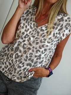 Musculosa Japonesa Flame Print - comprar online