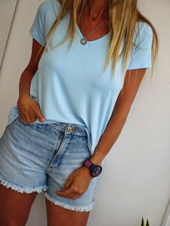 Imagen de Remera basica sueltita creppe gota