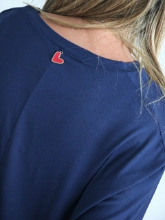 Remeron creppe viscosa con chapita corazon en internet