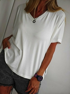 Remeron creppe viscosa con chapita corazon