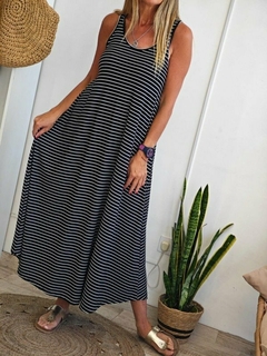 Vestido Morley Oversize Rayado - Lo vi, lo ame