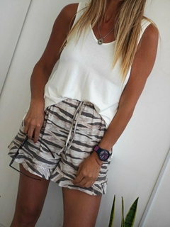 Short Flame Volados Cebra - comprar online