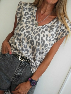 Musculosa Japonesa Flame Print - Lo vi, lo ame