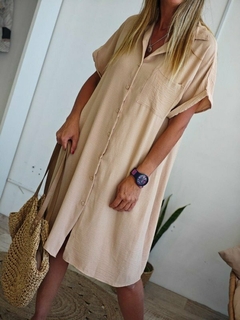 Vestido Camisero Seda Crush