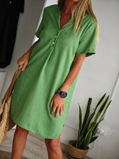 Vestido Túnica Lino Cey