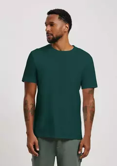 Camiseta Básica Unissex Manga Curta Verde