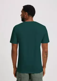 Camiseta Básica Unissex Manga Curta Verde - comprar online