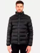 Jaqueta Aramis Regular Nylon Puffer Preta