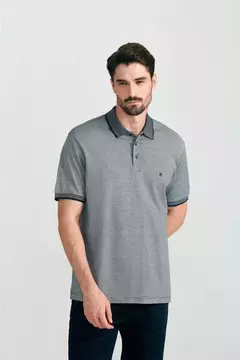 Polo Manga Curta Comfort Pima
