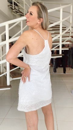 VESTIDO CURTO COM BORDADO REF:3029-7 - comprar online
