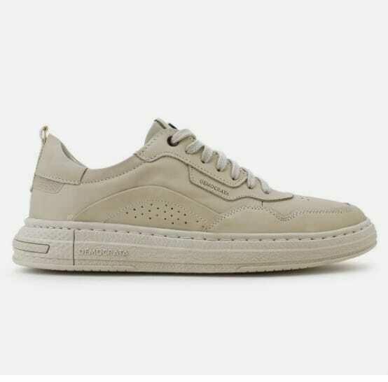 TÊNIS DENIM JAKE CREME CADARÇO REF: 240201-002 - Marlô Modas