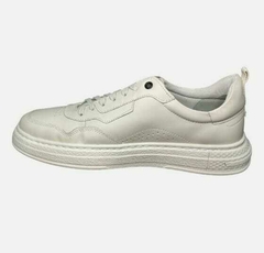 TÊNIS DENIM JAKE CREME CADARÇO REF: 240201-002 - loja online