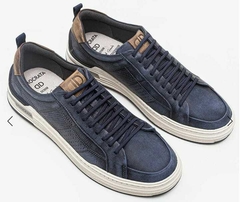 SAPATÊNIS DENIM MIKE NAVY REF:240601-002 - Marlô Modas