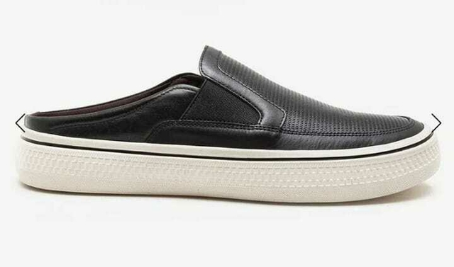 Mule Denim Fender Preto Ref: 290204-001 - Marlô Modas