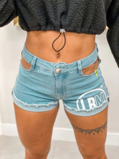 SHORT VAZADO - JEANS - comprar online