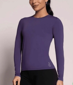BLUSA MANGA LONGA - LILAS - comprar online